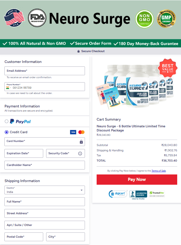 neurosurge secure checkout